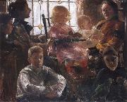 Lovis Corinth The Family of the Painter Fritz Rumpf oil painting picture wholesale